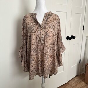 Vince Camuto Leopard Print Women's Top